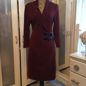 Burgundy Sweater Dress